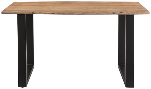 JEDÁLENSKÝ STÔL, akácia, čierna, farba akácie, 160/85/76 cm Linea Natura - Obývacie zostavy