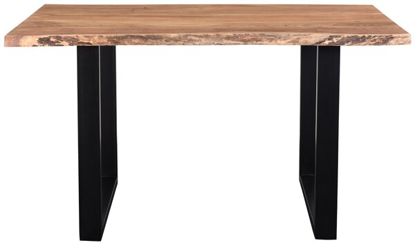 JEDÁLENSKÝ STÔL, akácia, čierna, farba akácie, 160/85/76 cm Linea Natura - Obývacie zostavy