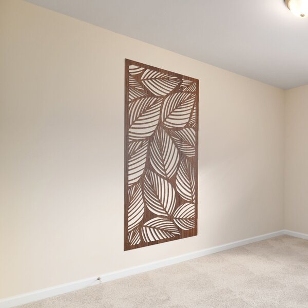 Drevená nástenná dekorácia List – tropický panelový obraz | LUFUS: HDF - Javor 40 x 20 cm 4478-94182 HDF0268