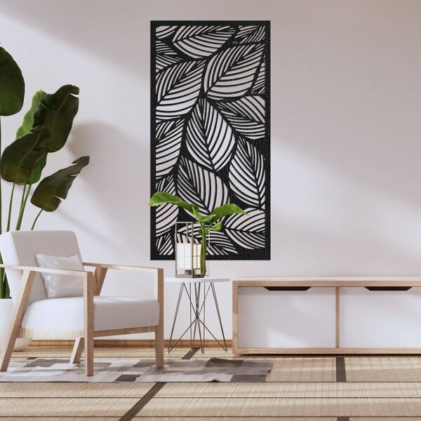 Drevená nástenná dekorácia List – tropický panelový obraz | LUFUS: HDF - Javor 40 x 20 cm 4478-94182 HDF0268