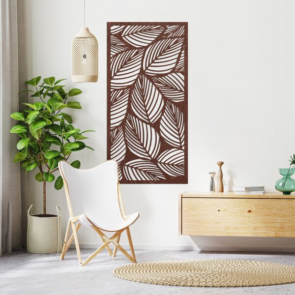 Drevený obraz na stenu listy | FLORS: Preglejka Topoľ - Honey 3071 40 x 20 cm 4477-94110 PR0268