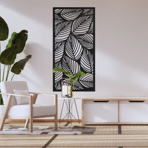 Drevená nástenná dekorácia List – tropický panelový obraz | LUFUS: HDF - Javor 40 x 20 cm 4478-94182 HDF0268