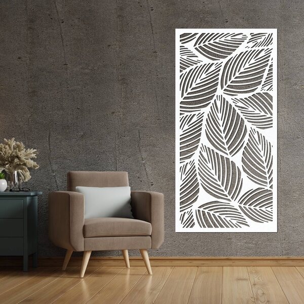 Drevená nástenná dekorácia List – tropický panelový obraz | LUFUS: HDF - Javor 40 x 20 cm 4478-94182 HDF0268