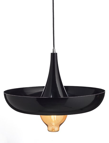 ACA DECOR Závesné svietidlo SOBRERO max. 60W/E27/230V/IP20, čierne