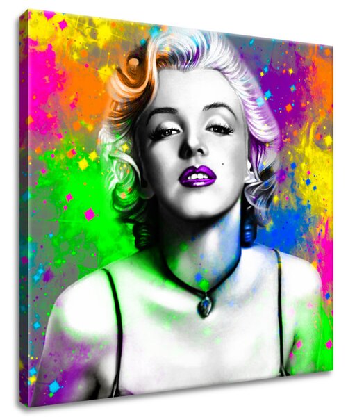 Gario Obraz na plátne Marilyn Monroe Pop Art Veľkosť: 30 x 30 cm