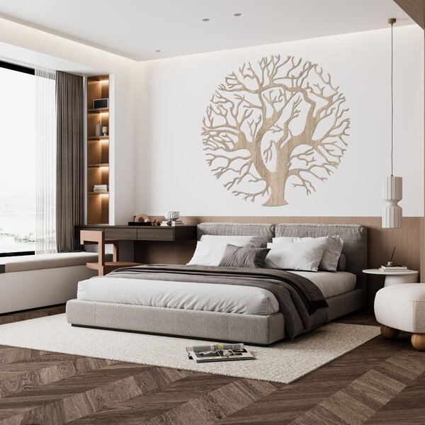Drevený obraz na stenu strom | TRES: HDF - Javor 30 x 30 cm 4481-94437 HDF0309