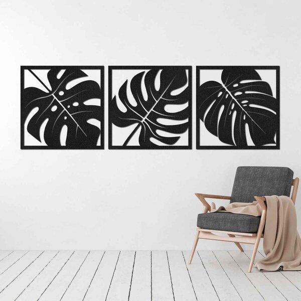 Prírodná nástenná dekorácia monstera | SELERE: HDF - Javor 20 x 60 cm 4484-95124 HDF0536