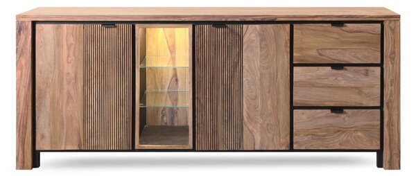 KOMODA, indický palisander, prírodná farba, 200/85/40 cm Livetastic - Komody, Online Only