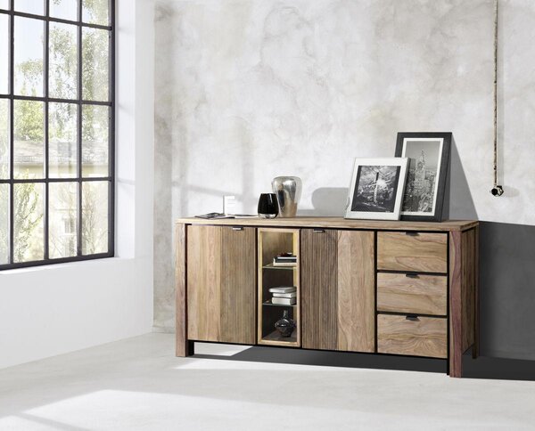 KOMODA, indický palisander, prírodná farba, 200/85/40 cm Livetastic - Komody, Online Only