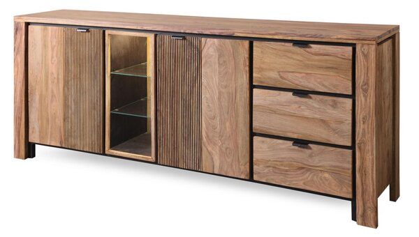KOMODA, indický palisander, prírodná farba, 200/85/40 cm Livetastic - Komody, Online Only