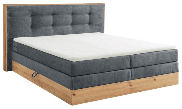 BOXSPRINGOVÁ POSTEĽ, 180/200 cm, antracitová Livetastic - Online Only spálne, Online Only