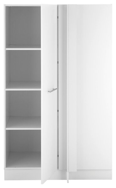 ROHOVÁ SKRIŇA, biela, 100/162/68 cm - Skrine, Online Only