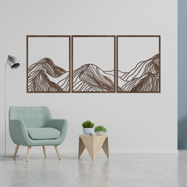 Hory elegantná drevená dekorácia | MAUTANIS: HDF - Javor 80 x 35 cm 4488-99795 HDF0478