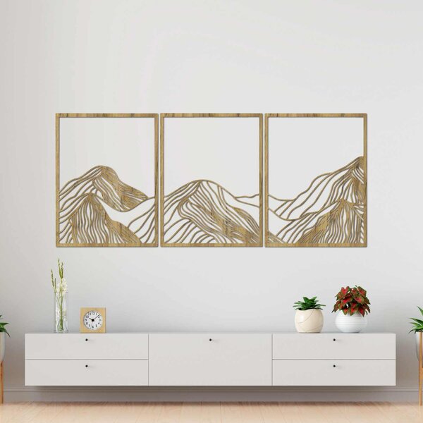 Hory elegantná drevená dekorácia | MAUTANIS: HDF - Javor 80 x 35 cm 4488-99795 HDF0478