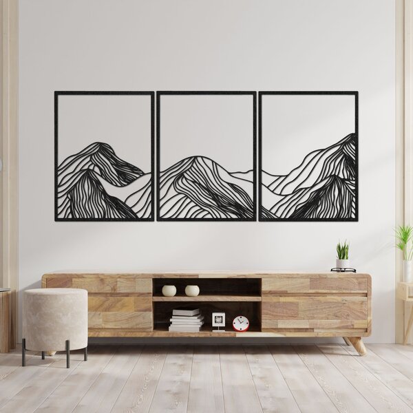 Hory elegantná drevená dekorácia | MAUTANIS: HDF - Javor 80 x 35 cm 4488-99795 HDF0478