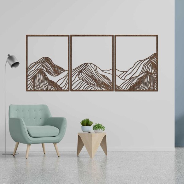 Hory elegantná drevená dekorácia | MAUTANIS: HDF - Javor 80 x 35 cm 4488-99795 HDF0478