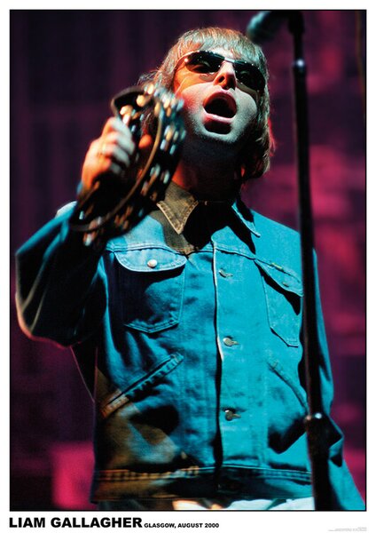 Plagát, Obraz - Liam Gallagher - Oasis Glasgow 2000, (84.1 x 59.4 cm)
