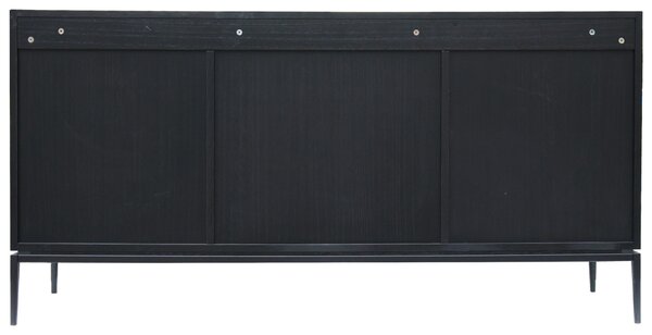 ŠIROKÁ KOMODA, čierna, 160/80/40 cm home24 - Online Only drobný nábytok, Online Only