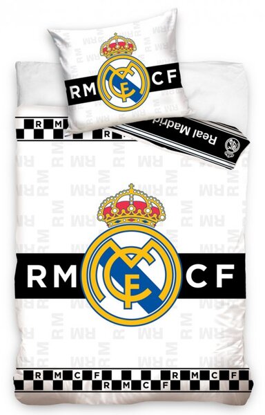 Detské obliečky Real Madrid Thin Chessboard ,140x200/70x90 cm