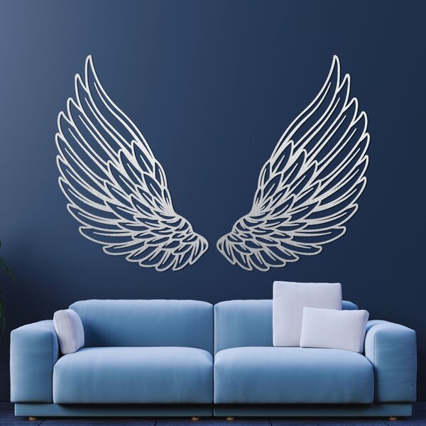 Výnimočná drevená dekorácia na stenu anjelské krídla | ANGELIC: Preglejka Topoľ - Honey 3071 70 x 50 cm 4496-96663 PR0501