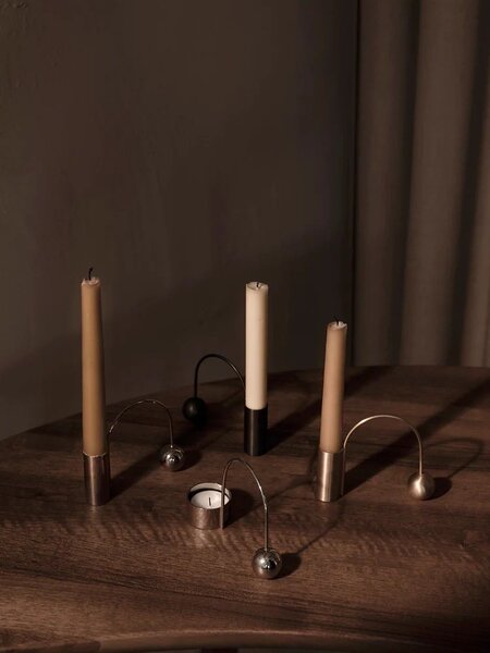 Kovový svietnik Brass Balance Candle Holder