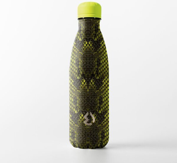 Water Revolution Nerezová termo fľaša na pitie Fashion Had zelená 500 ml