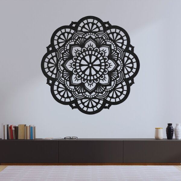 Nástenný drevený obraz mandala svetlo života - LUMEN: HDF - Javor 20 cm 4515-97644 HDF0508