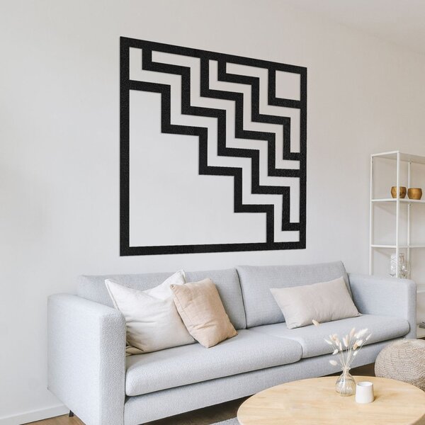 Geometrická nástenná dekorácia štvorec | SUQARE: HDF - Javor 30 cm 4516-97788 HDF0397-A