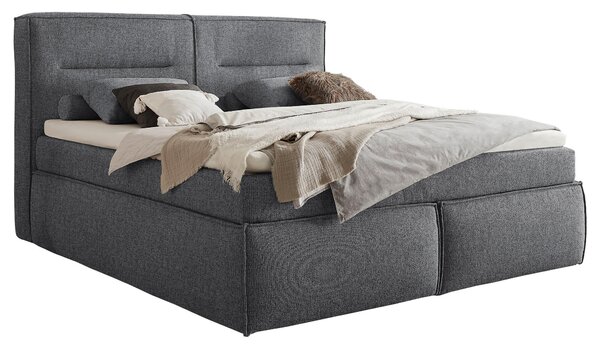 BOXSPRINGOVÁ POSTEĽ, 180/200 cm, antracitová MID.YOU - Online Only spálne, Online Only