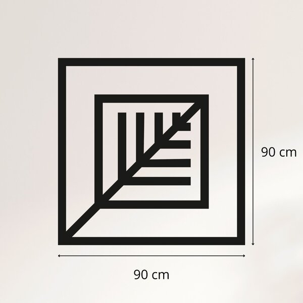 Geometrický obraz list - LEARD: HDF - Javor 30 cm 4517-97999 HDF0397-B
