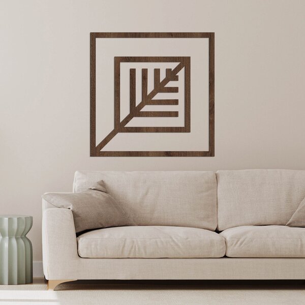 Geometrický obraz list - LEARD: HDF - Javor 30 cm 4517-97999 HDF0397-B