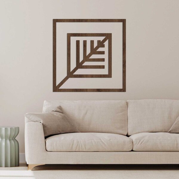 Geometrický obraz list - LEARD: HDF - Javor 30 cm 4517-97999 HDF0397-B