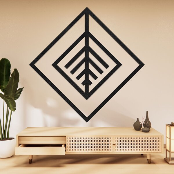 Geometrický obraz list - LEARD: HDF - Javor 30 cm 4517-97999 HDF0397-B