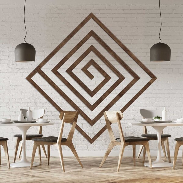 Drevená geometrická dekorácia - WOORTLE: HDF - Javor 30 cm 4518-98118 HDF0397