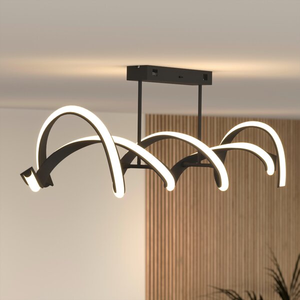 STROPNÉ LED SVIETIDLO, 120/22/32 cm Novel - Online Only bytové doplnky, Online Only