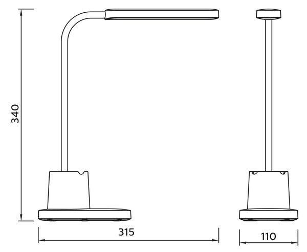 LED LAMPA NA PÍSACÍ STÔL Philips - Online Only bytové doplnky, Online Only