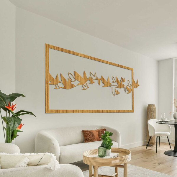 Moderný obraz na stenu vtáky aj biele - RODDO: HDF - Javor 80 x 40 cm 4529-100162 HDF0312