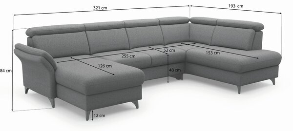 SEDACIA SÚPRAVA, textil, taupe Sit & More - Sedačky, Online Only