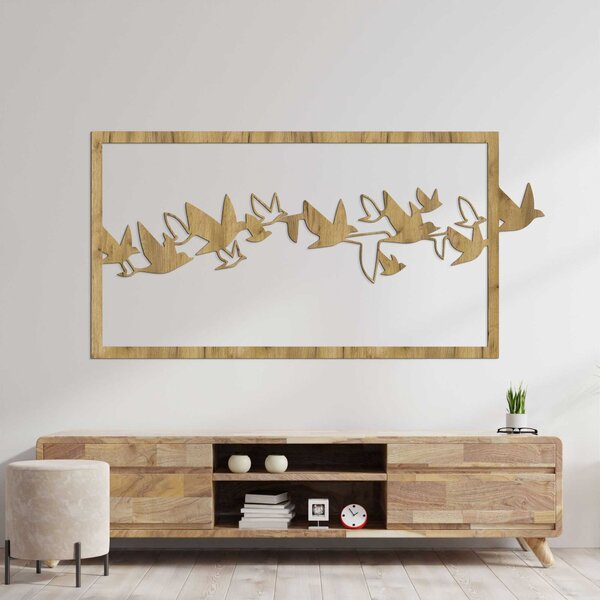 Moderný obraz na stenu vtáky aj biele - RODDO: HDF - Javor 80 x 40 cm 4529-100162 HDF0312