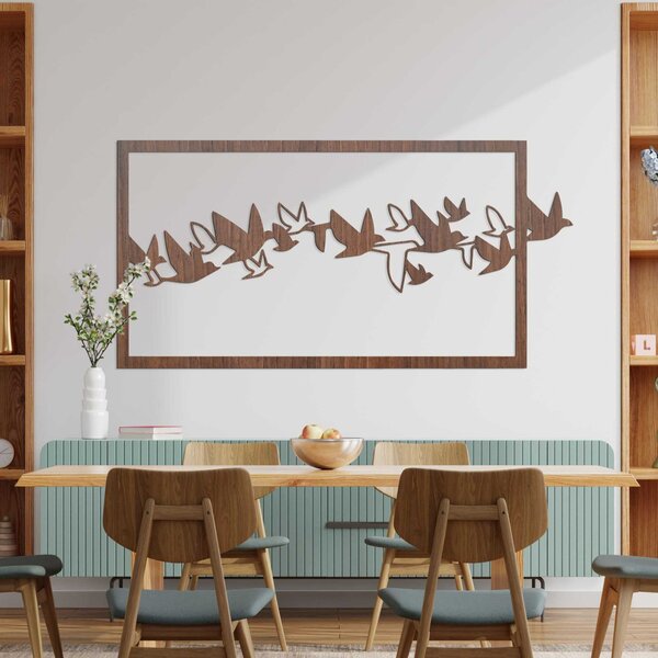 Moderný obraz na stenu vtáky aj biele - RODDO: HDF - Javor 80 x 40 cm 4529-100162 HDF0312