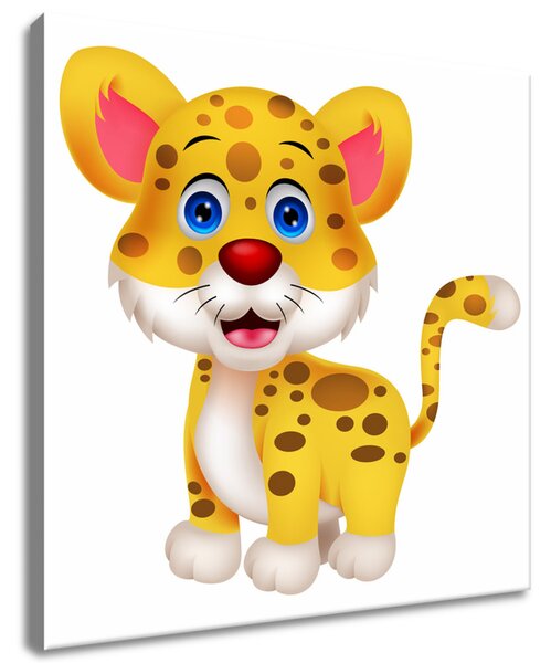 Obraz na plátne Žltý gepard Rozmery: 30 x 30 cm