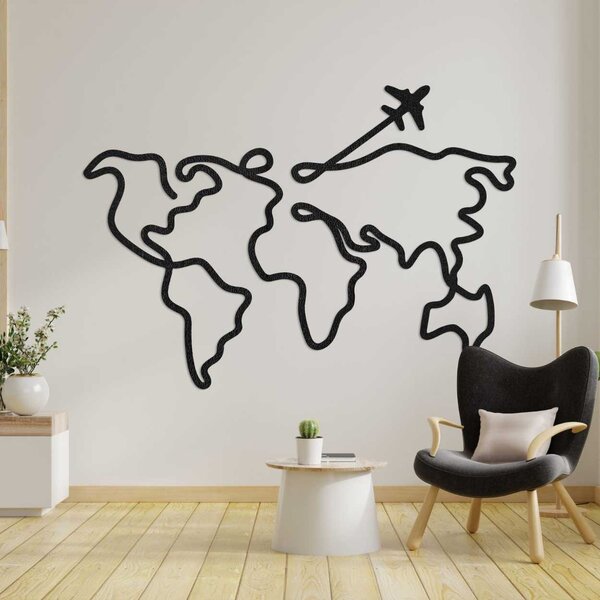 Drevená mapa na stenu | LOTAPO: HDF - Javor 54 x 38 cm 4543-101069 HDF0496