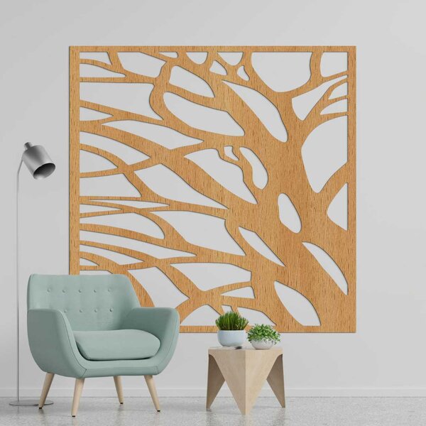 Drevený nástenný obraz konáre života | UBILE: HDF - Javor 30 cm 4561-102500 HDF0283