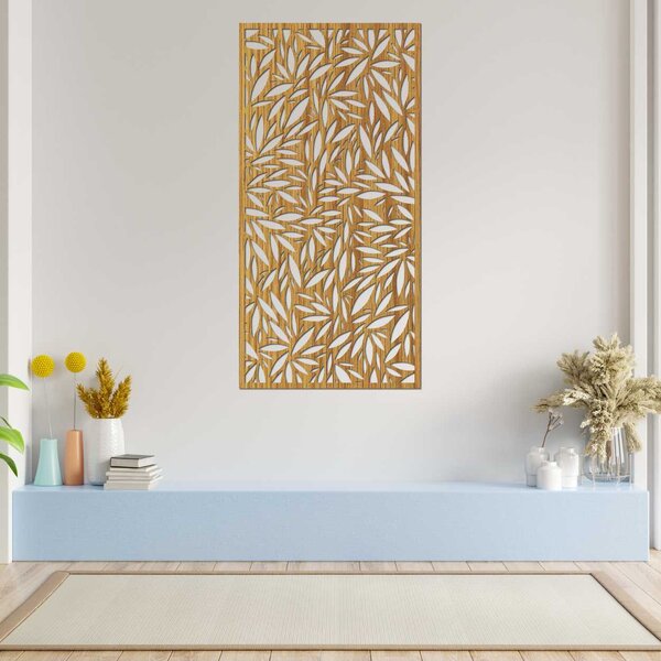 Drevený nástenný panel rastlinný motív | DOROZ: HDF - Javor 40 x 20 cm 4577-103741 HDF0187