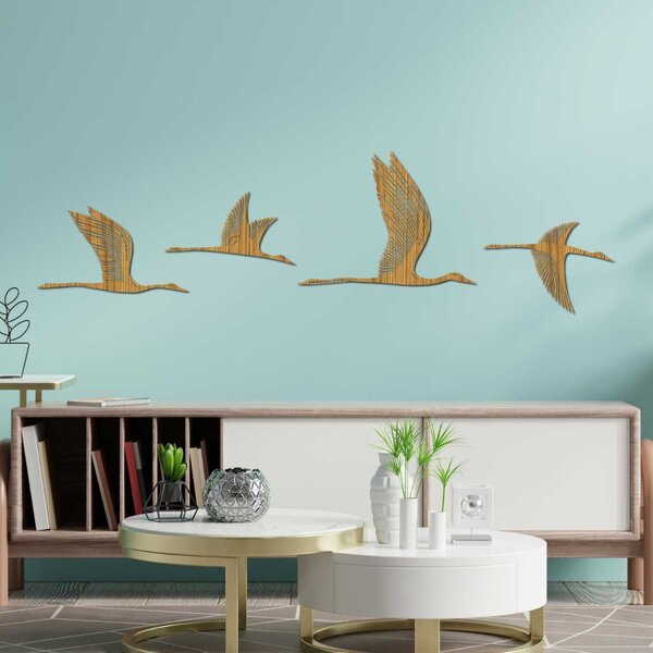 Drevený obraz na stenu – Let vtákov | ARIO: HDF - Javor S 4581-103846 HDF0525-MAPLE-S