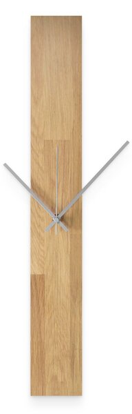 Drevené nástenné hodiny z masívu – moderný minimalistický dizajn - OSMAN: Čierne ručičky 60x8cm (23.6x3.15in) 4614-107552 MAS019-OSMO-3041