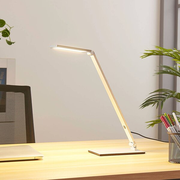 Resi - stmievateľná stolná LED lampa, Hliník / sivá / zinok, Pracovňa / Kancelária, Hliník, Moderný, Stolová lampa