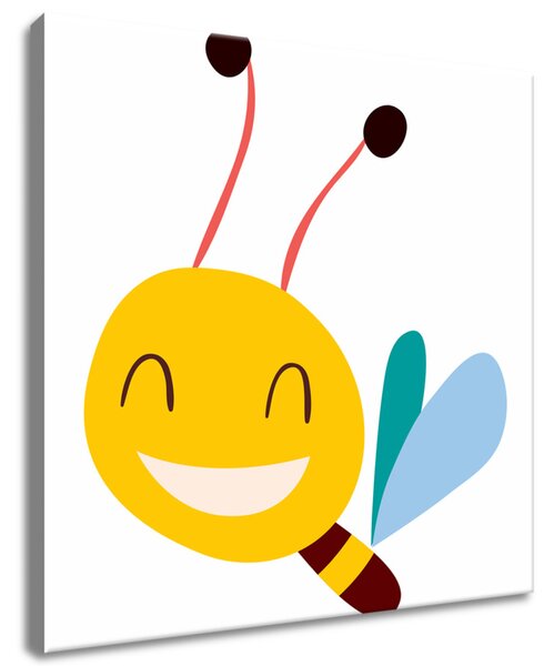 Obraz na plátne Usmiata včielka Rozmery: 30 x 30 cm