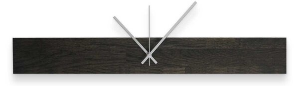 Štýlové hodiny z masívneho dreva | KTGHIT: Farba strieborná 60x8cm (23.6x3.15in) 4629-107875 MAS020-3169-SILVER-60x8