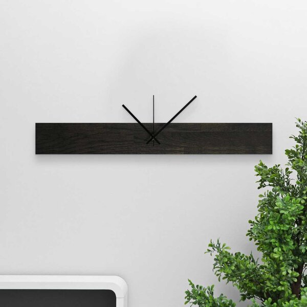 Štýlové hodiny z masívneho dreva | KTGHIT: Farba strieborná 60x8cm (23.6x3.15in) 4629-107875 MAS020-3169-SILVER-60x8